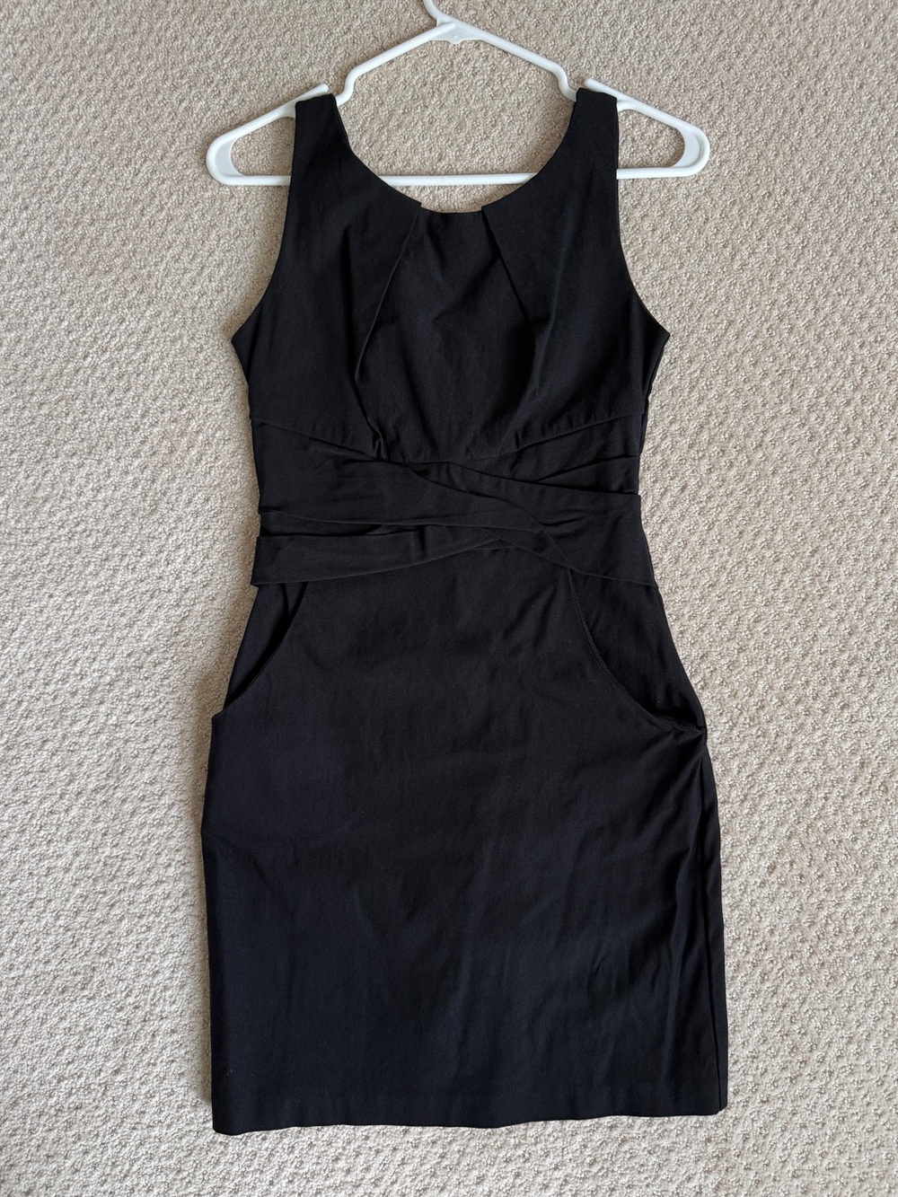 Classic Sleeveless Pencil Dress in Black 5 = Small - Picture 2 of 7